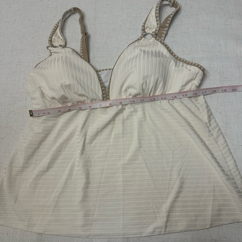 💜Women’s White Tankini — Size XXL - Picture 7 of 10